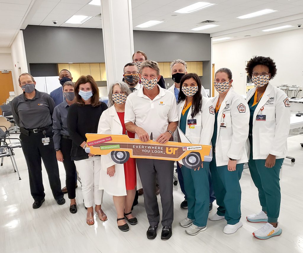 UT System President Randy Boyd made UTHSC a stop on his "Everywhere you Look, UT" tour and met with UTHSC leadership and students and faculty of the UTHSC Physician Assistant Program.