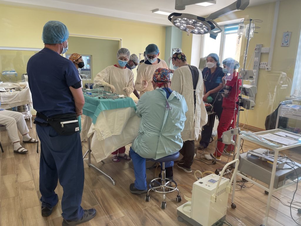 Dr. William Novick and his team spent a week in Ukraine operating on infants with cardiac issues soon after the war broke out.