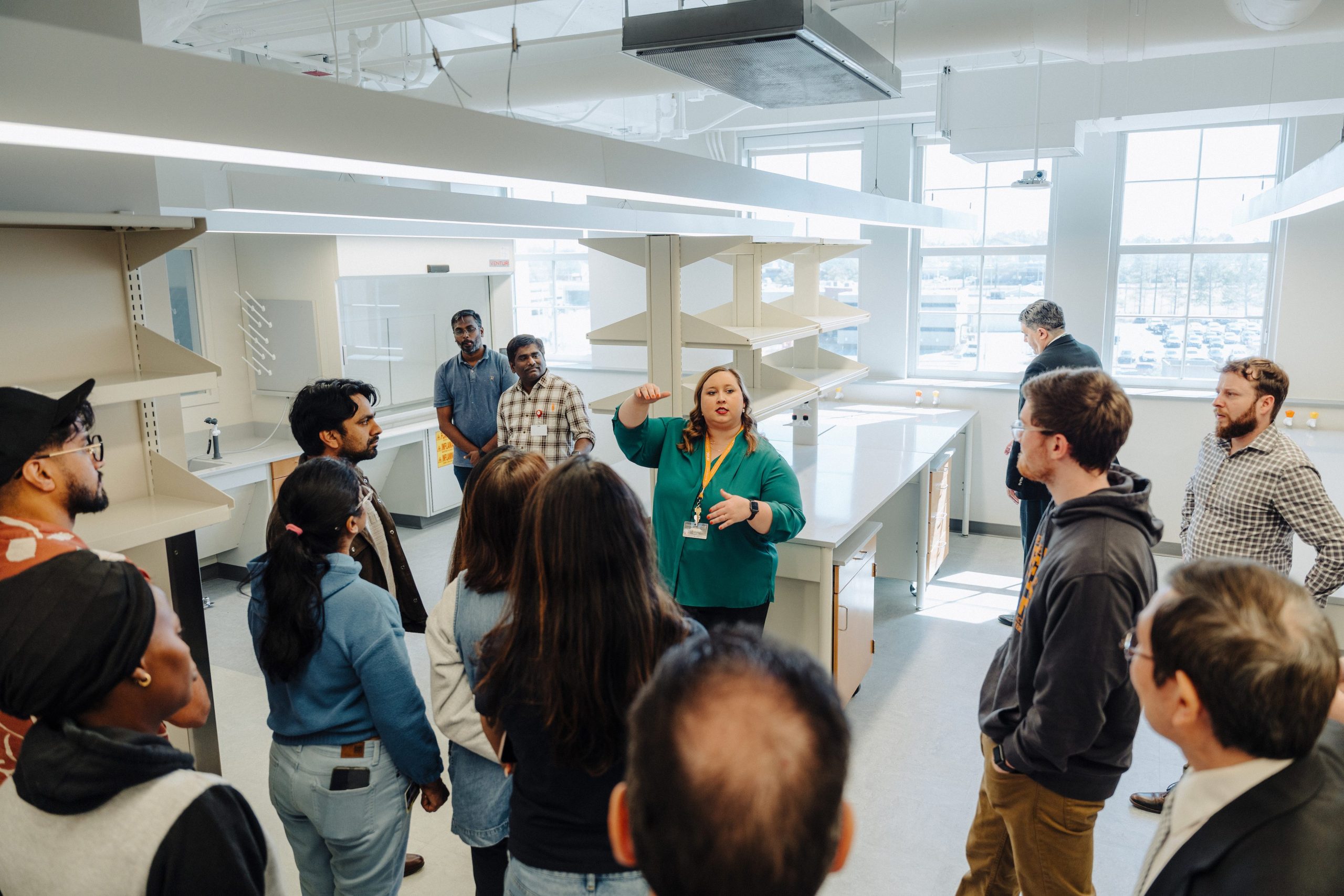 Photo of lab tour