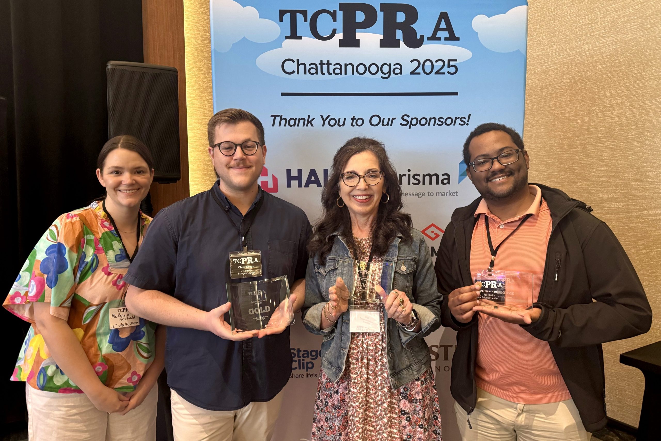 Photo of communications team