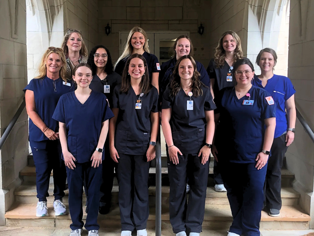 Group photo of rural nursing students and faculty