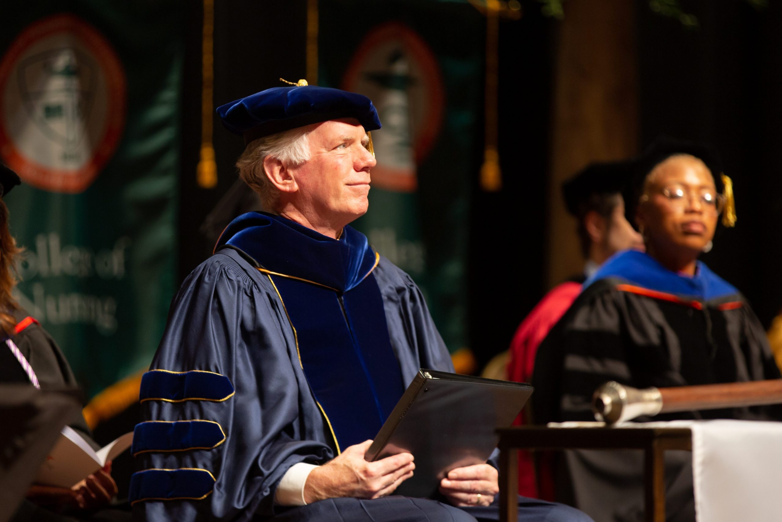 Photo of Dr. Donald Thomason at summer 2022 commencement