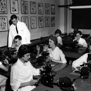 Photo of an early cytotechnology class